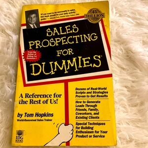 SALES PROSPECTING FOR DUMMIES by Tom Hopkins